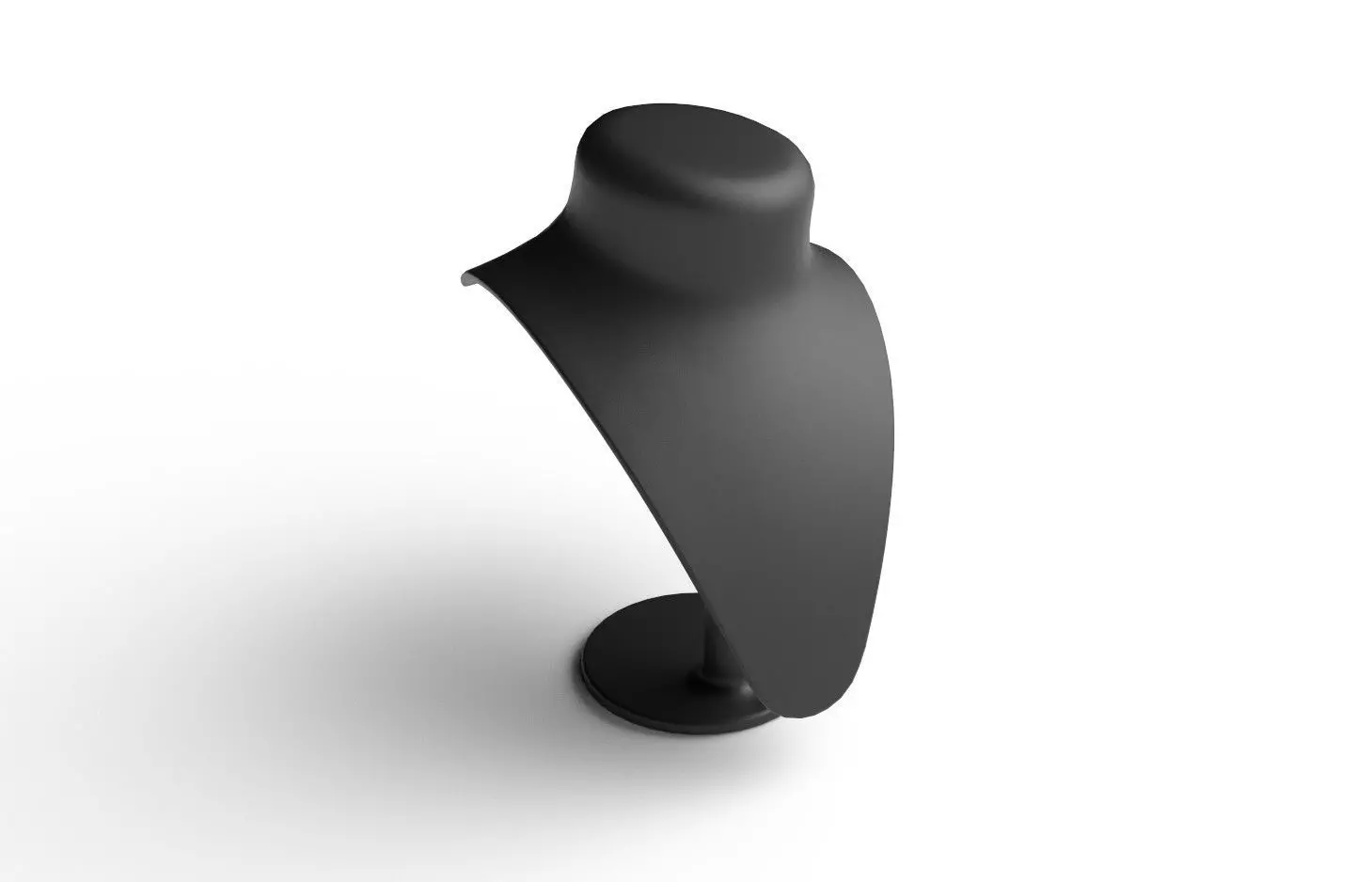 Jewelry Mannequin M02 Low-poly 3D model_0