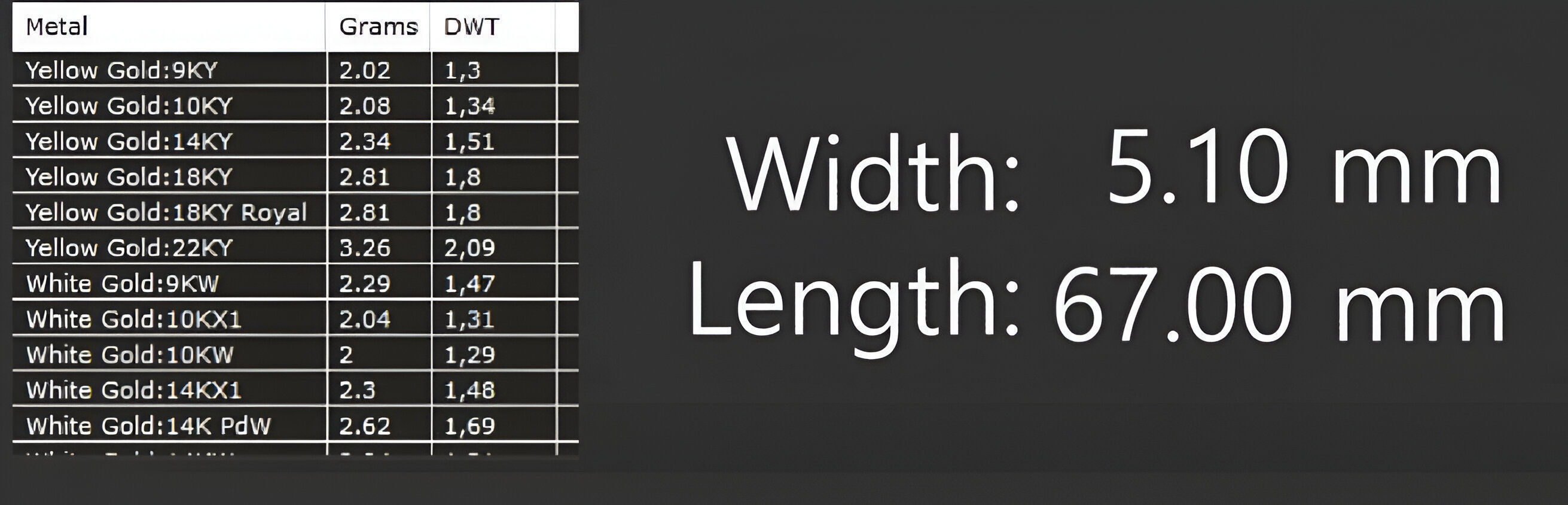 Gold Chain Bracelet 3D print model_1