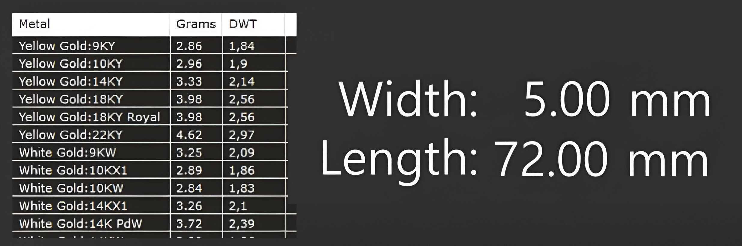 Gold Chain Bracelet 3D print model_4