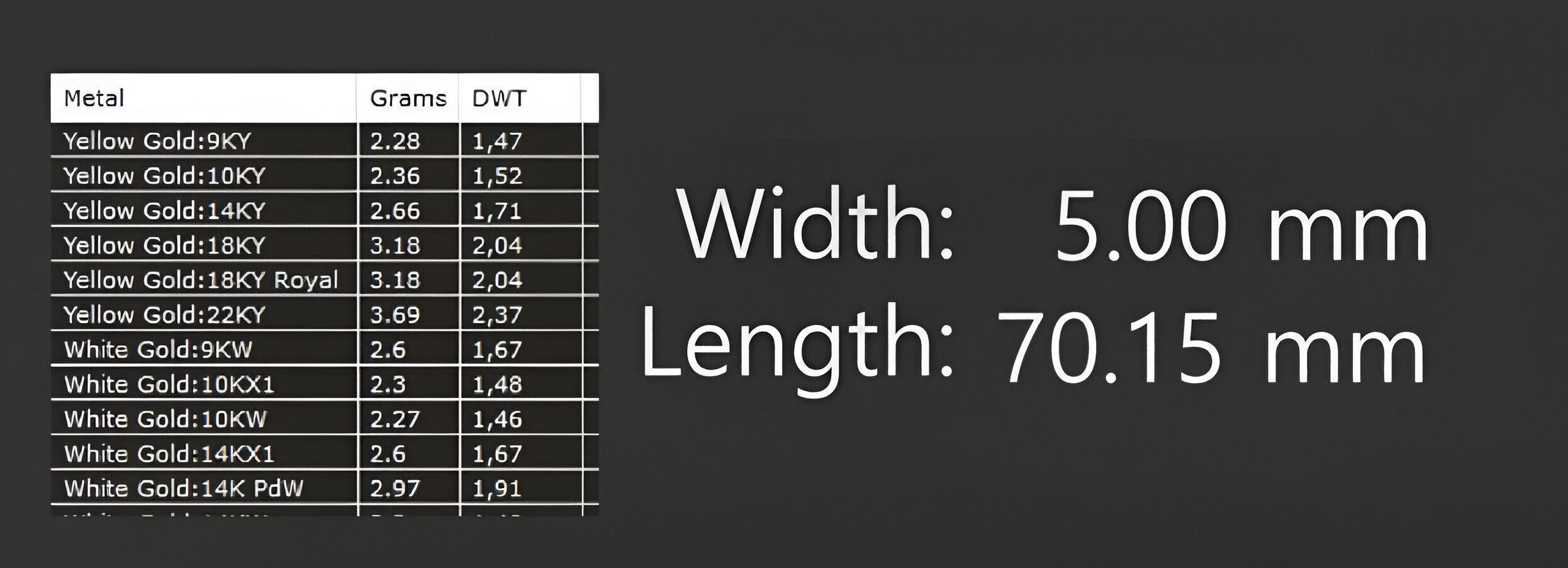 Gold Chain Bracelet 3D print model_3