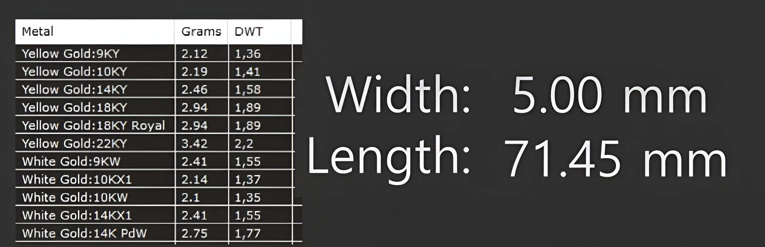 Gold Chain Bracelet 3D print model_3