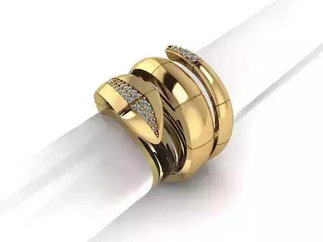 snake ring 3D print model