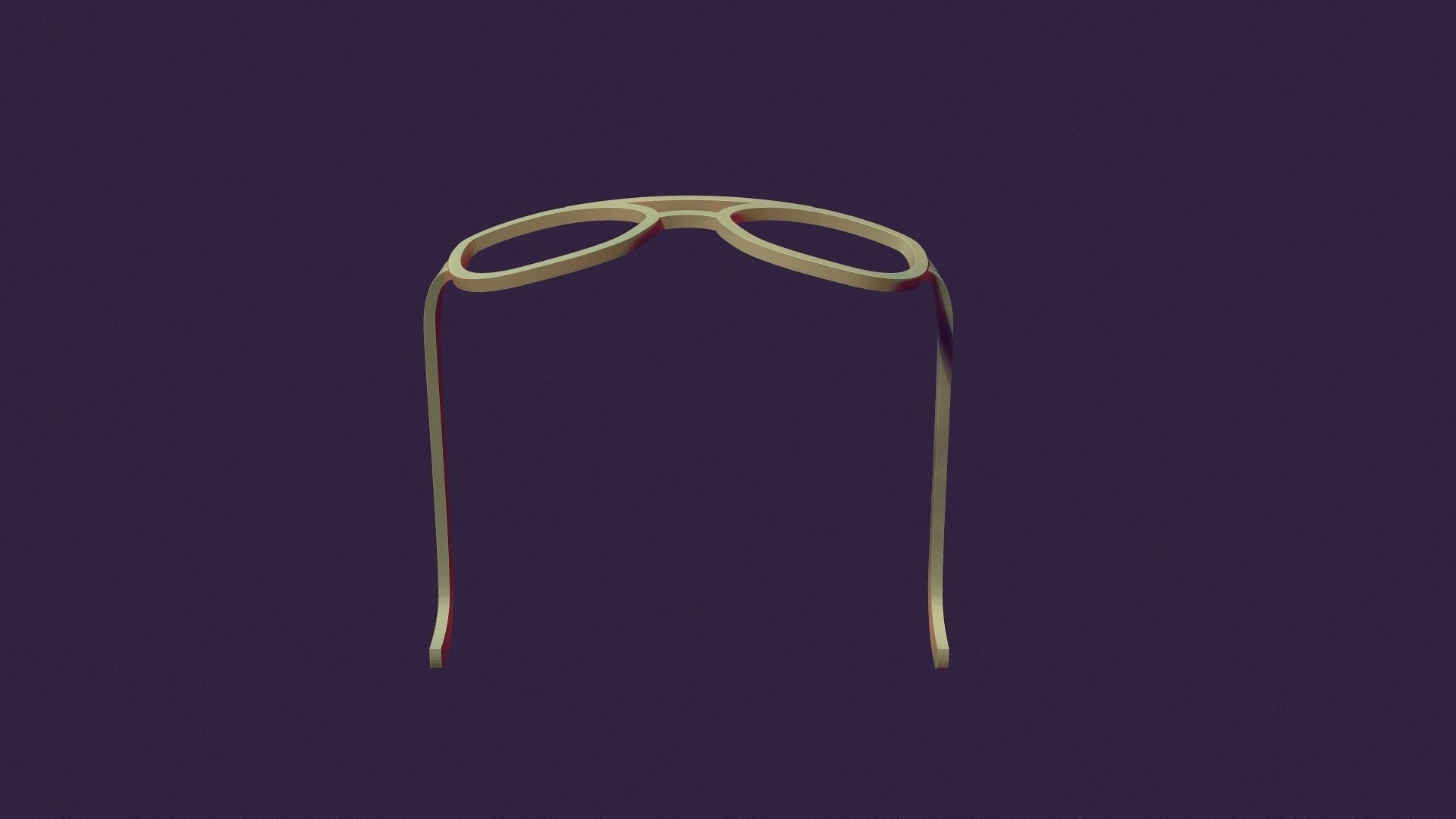 toy glasses 3D print model_1