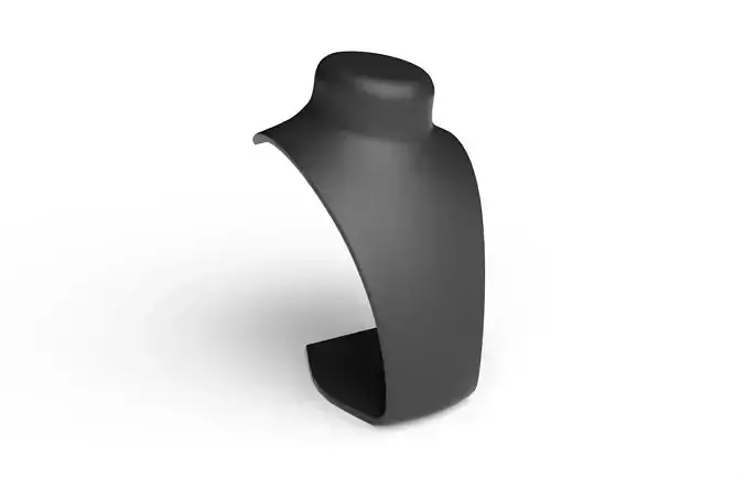 Jewelry Mannequin M03 Low-poly 3D model