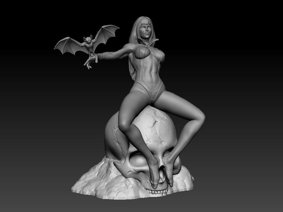 VAMPIRELLA 3D print model_5