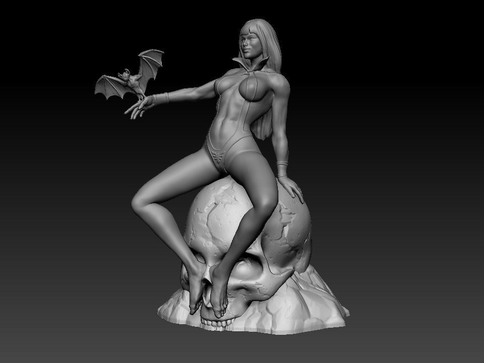 VAMPIRELLA 3D print model_1