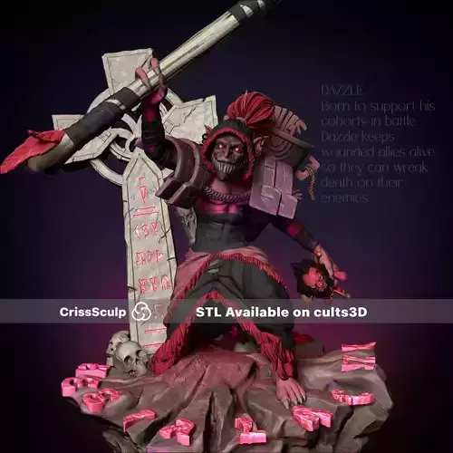 DAZZLE DARKCLAW EMISSARY - DOTA 2 3D print model