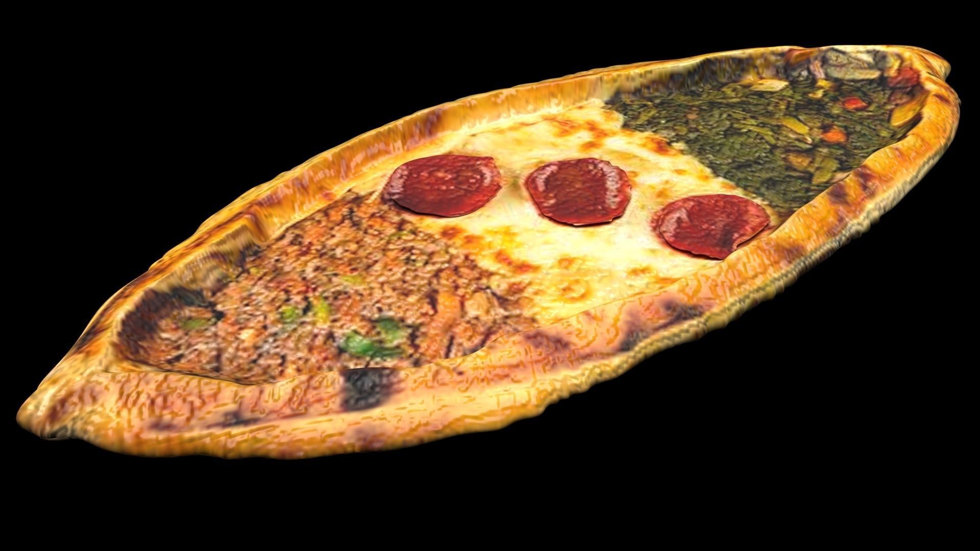 Pide Pita 3D model_6