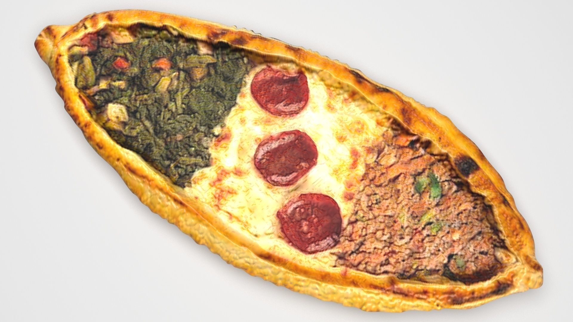 Pide Pita 3D model_3