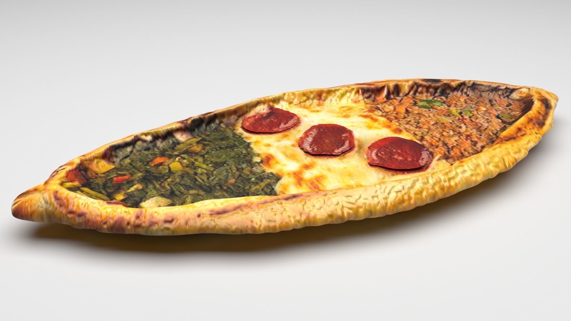 Pide Pita 3D model_2