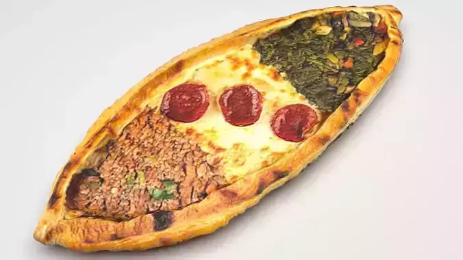 Pide Pita 3D model