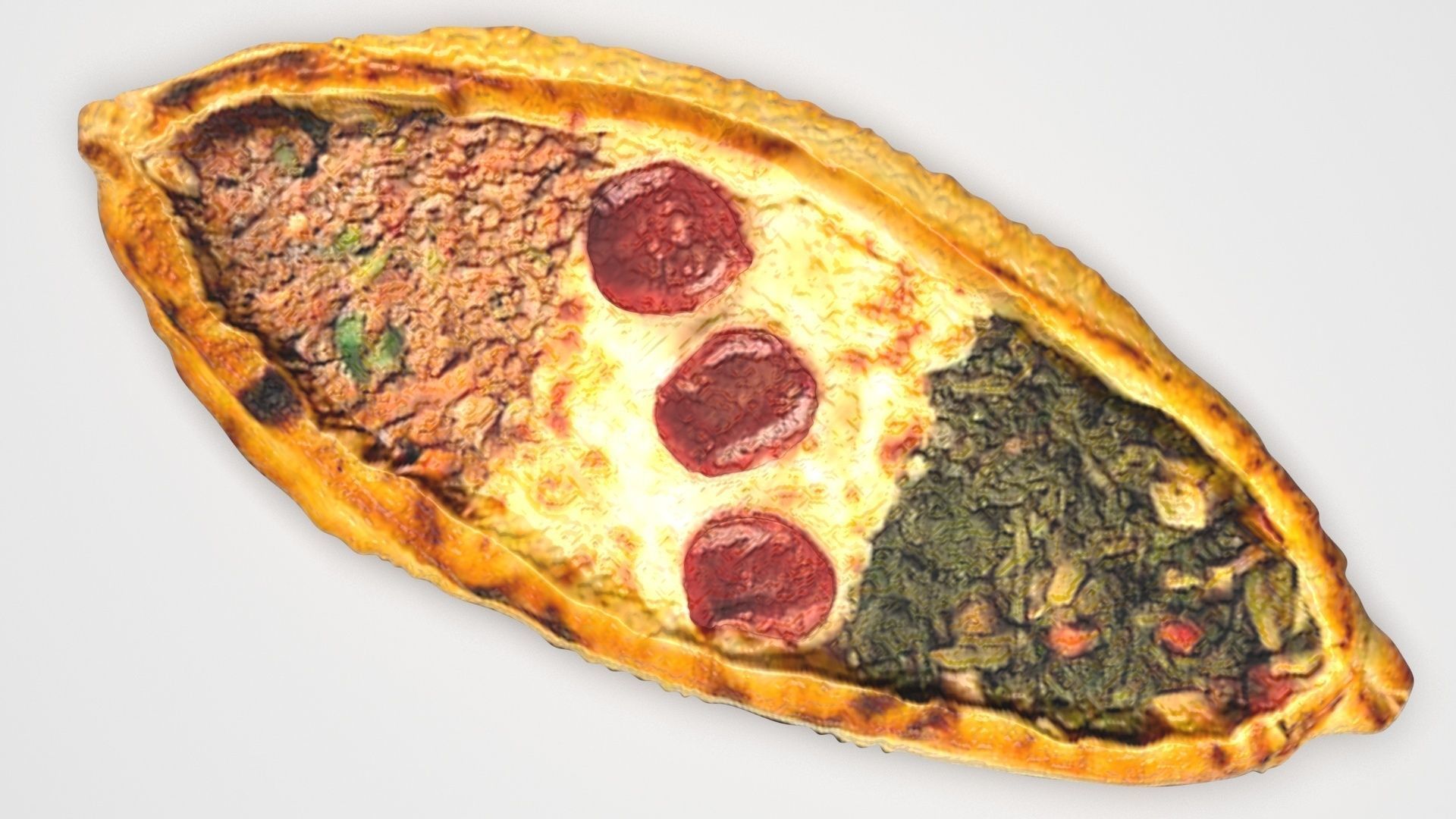 Pide Pita 3D model_1