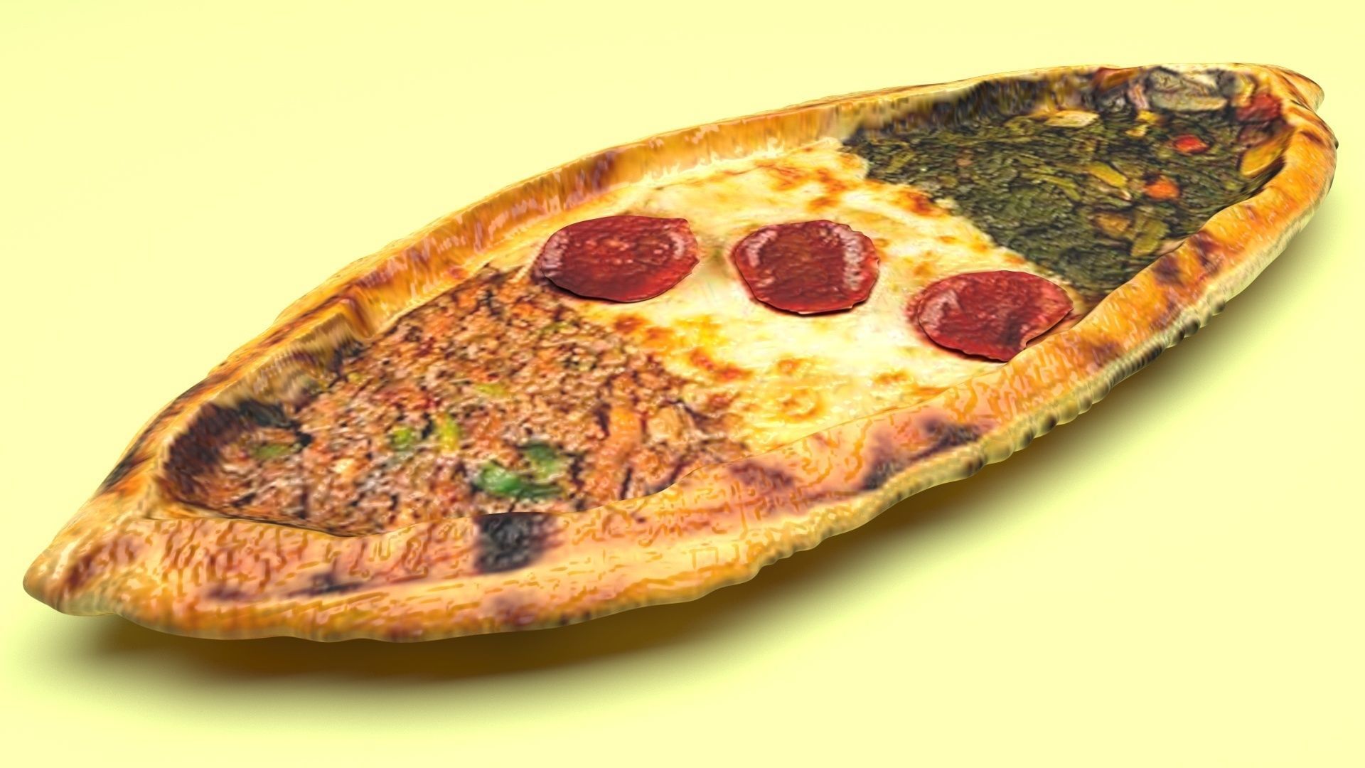 Pide Pita 3D model_5