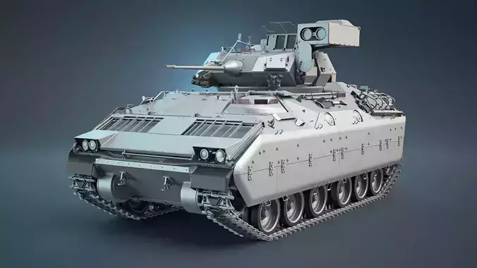 M2 Bradley IFV High-Poly 3D model