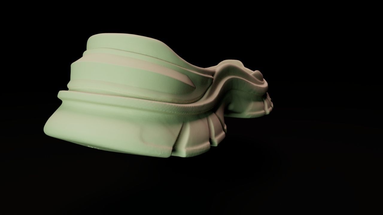 shoe under 3D print model_10