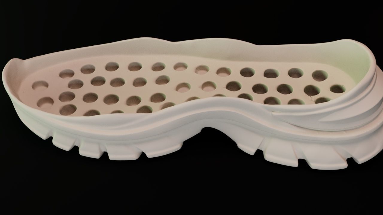 shoe under 3D print model_6