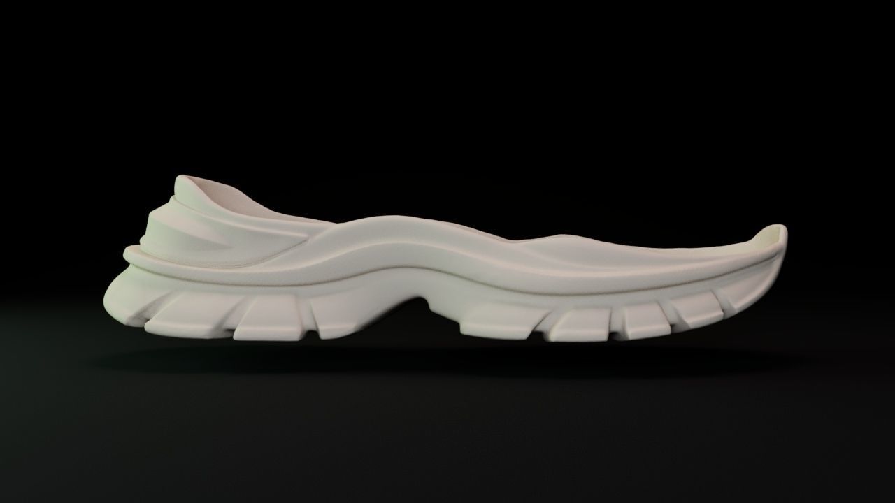 shoe under 3D print model_8
