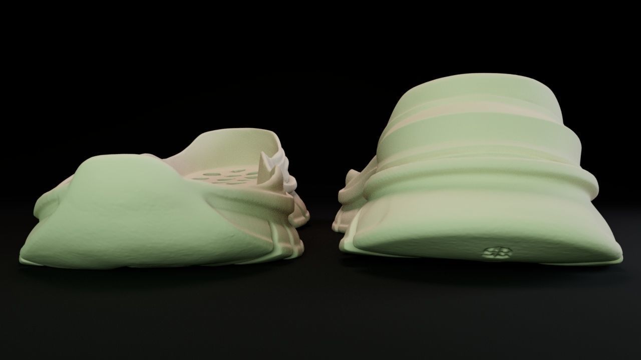 shoe under 3D print model_4