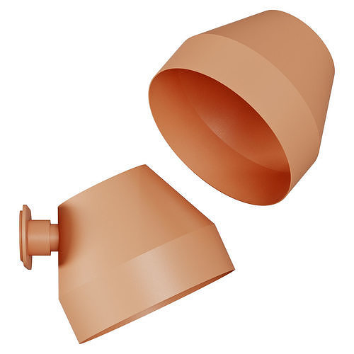 pluskouple cap wall lamp 3D model