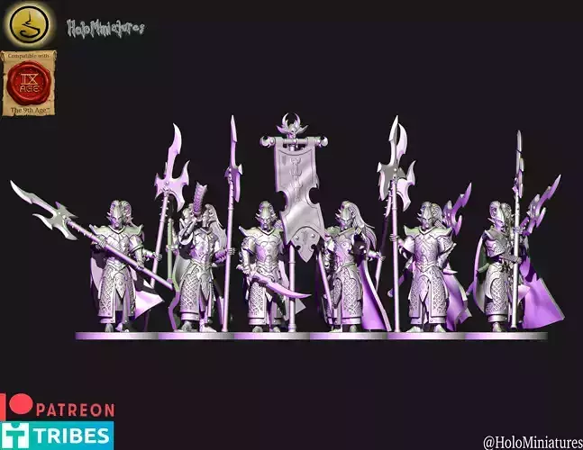 Dark elves Obsidian guard