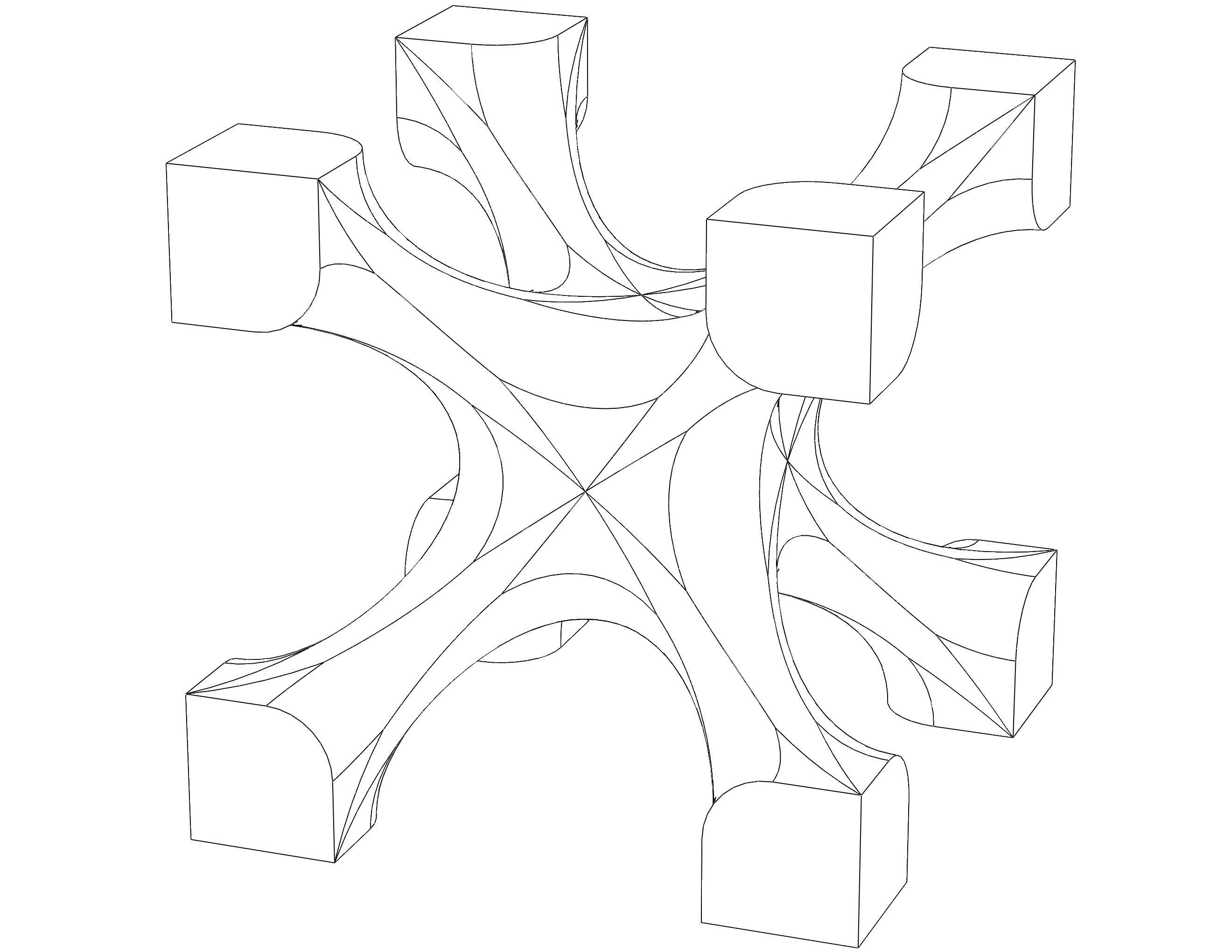 Lattice Structures of Skeletal I-WP 3D print model_2