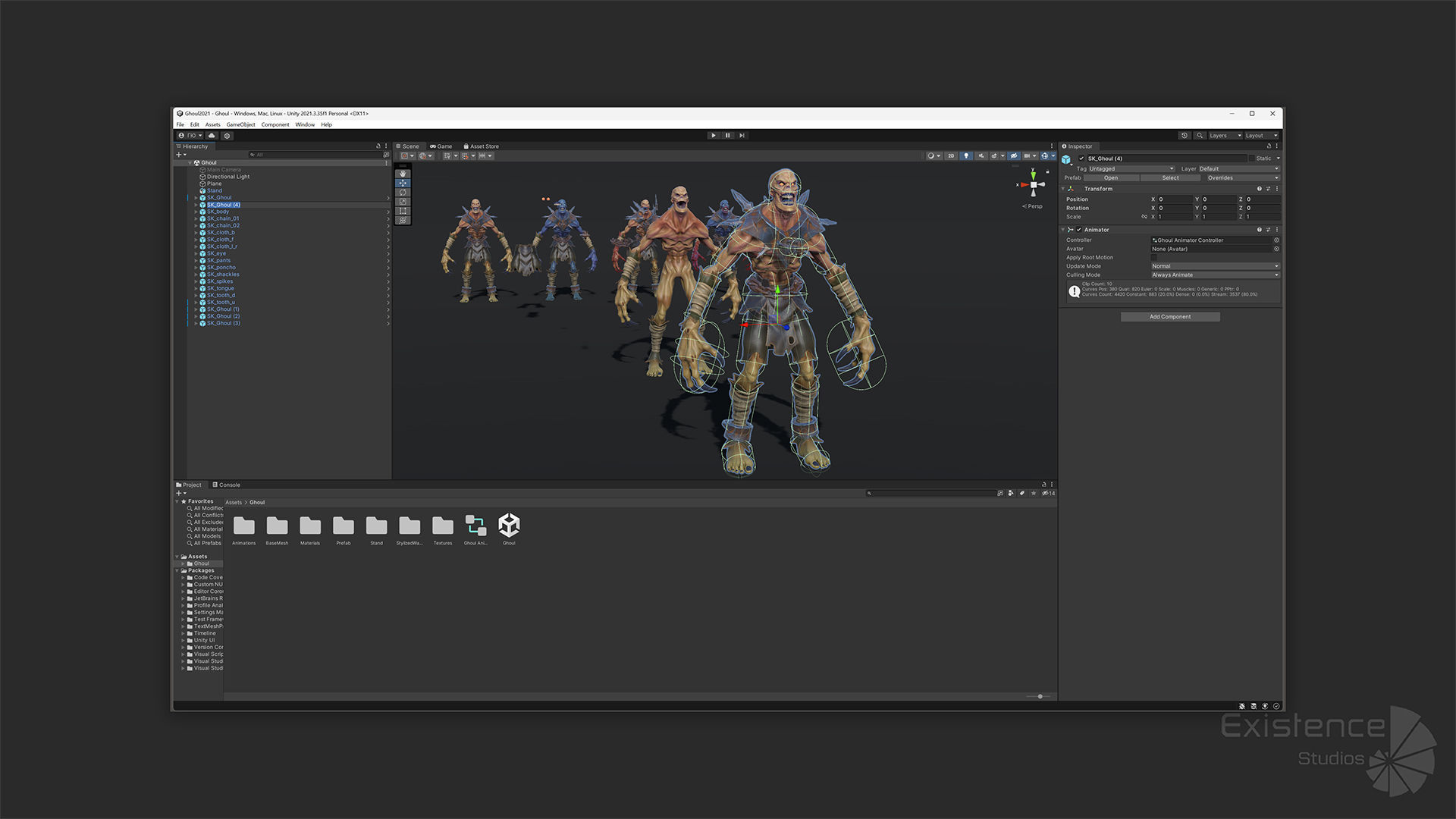 Ghoul - Stylized Devils - Creepy Zombie - Monster Enemy - 39 Low-poly 3D model_30