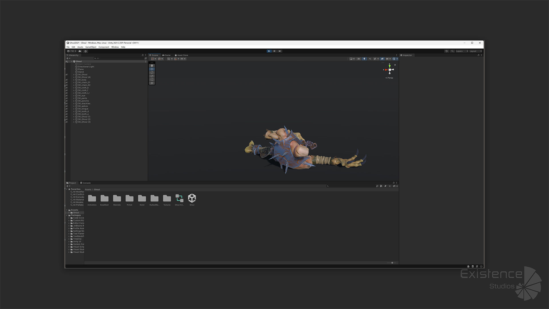 Ghoul - Stylized Devils - Creepy Zombie - Monster Enemy - 39 Low-poly 3D model_29