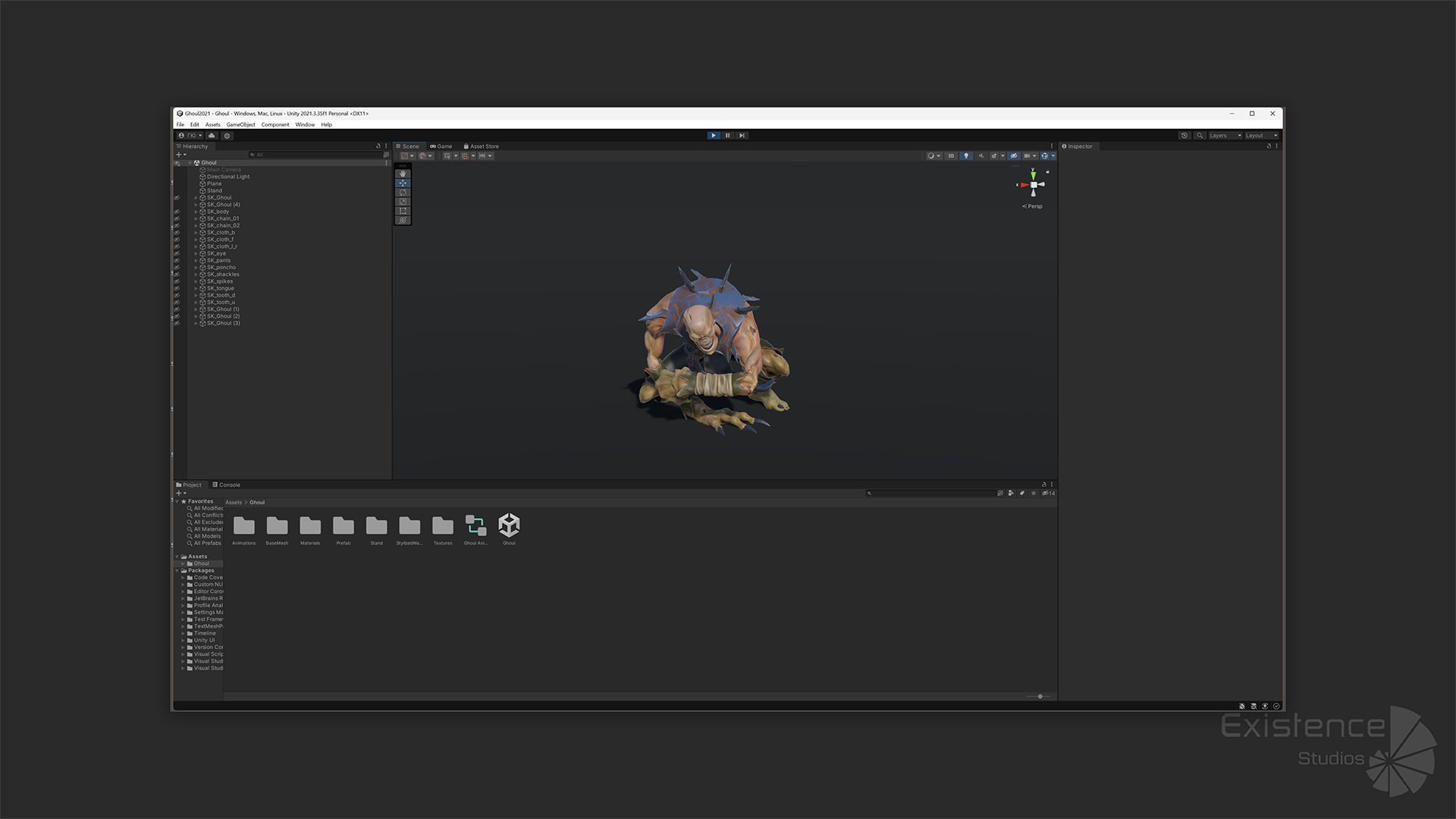 Ghoul - Stylized Devils - Creepy Zombie - Monster Enemy - 39 Low-poly 3D model_27