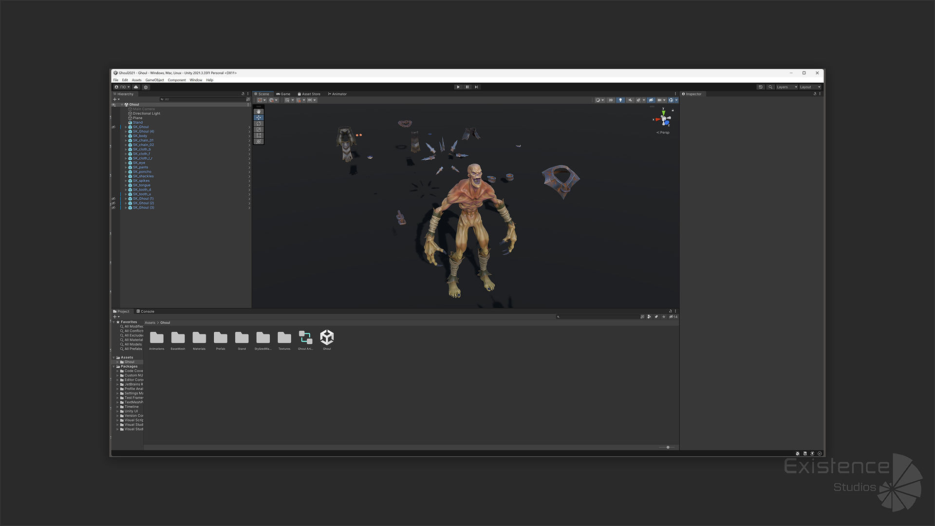 Ghoul - Stylized Devils - Creepy Zombie - Monster Enemy - 39 Low-poly 3D model_25