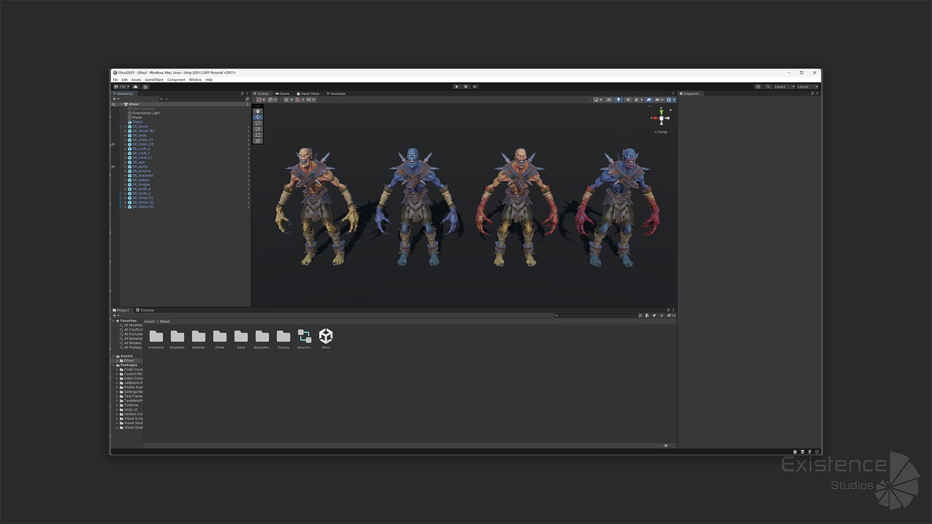 Ghoul - Stylized Devils - Creepy Zombie - Monster Enemy - 39 Low-poly 3D model_24