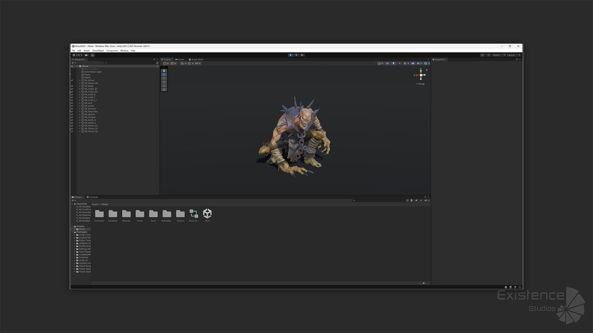 Ghoul - Stylized Devils - Creepy Zombie - Monster Enemy - 39 Low-poly 3D model_28