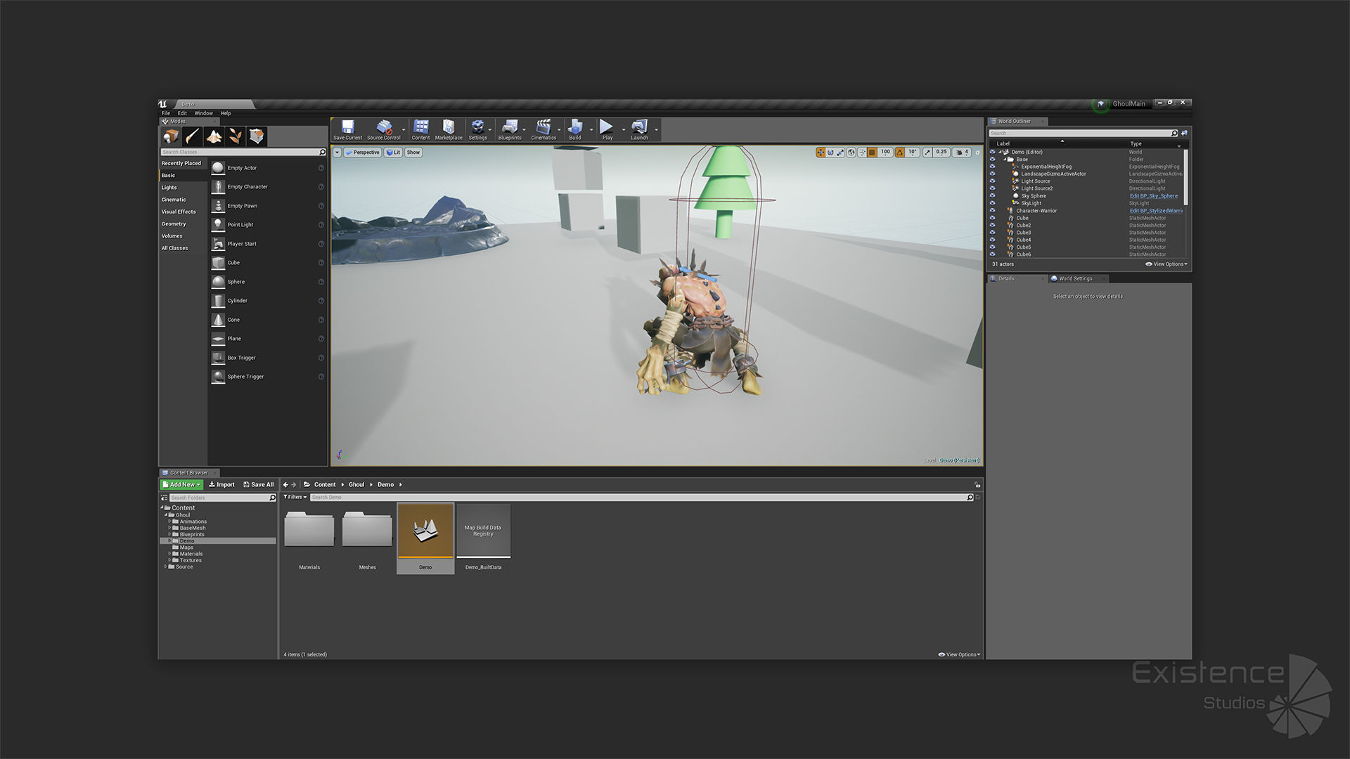 Ghoul - Stylized Devils - Creepy Zombie - Monster Enemy - 39 Low-poly 3D model_19