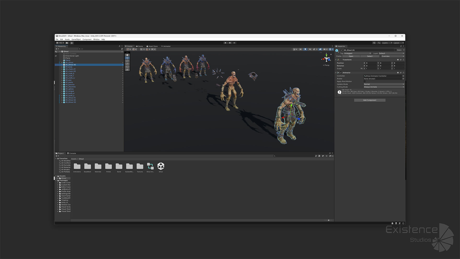 Ghoul - Stylized Devils - Creepy Zombie - Monster Enemy - 39 Low-poly 3D model_32