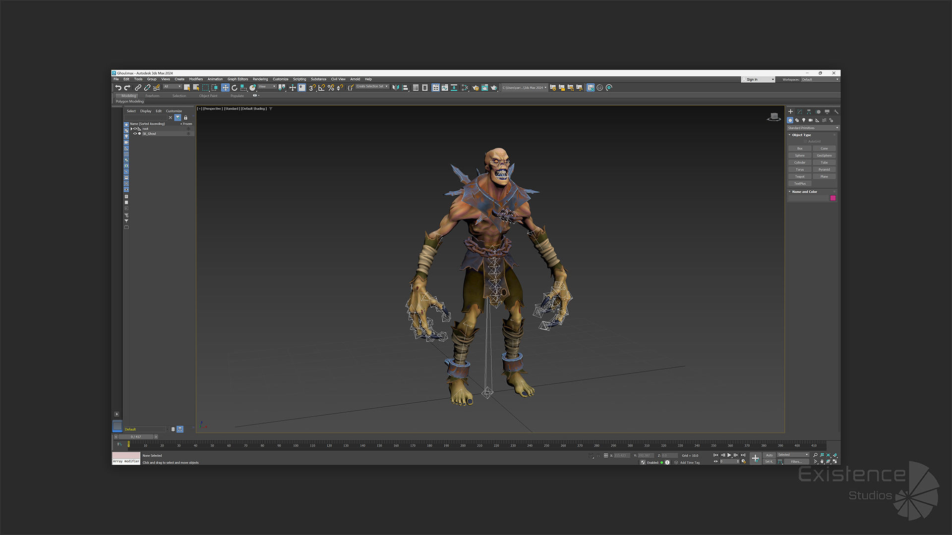 Ghoul - Stylized Devils - Creepy Zombie - Monster Enemy - 39 Low-poly 3D model_11