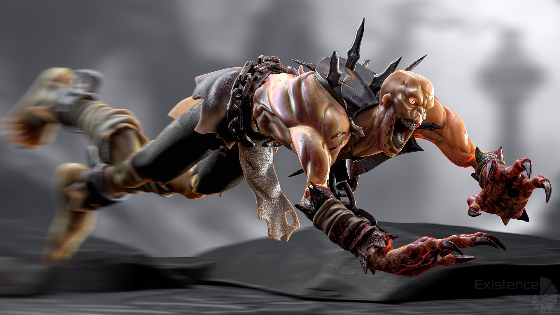 Ghoul - Stylized Devils - Creepy Zombie - Monster Enemy - 39 Low-poly 3D model_6