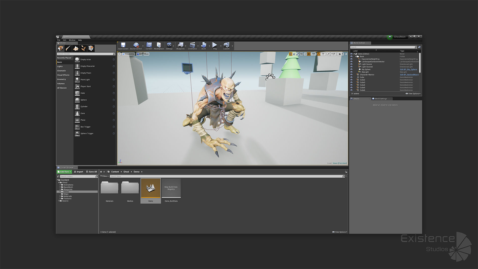 Ghoul - Stylized Devils - Creepy Zombie - Monster Enemy - 39 Low-poly 3D model_18