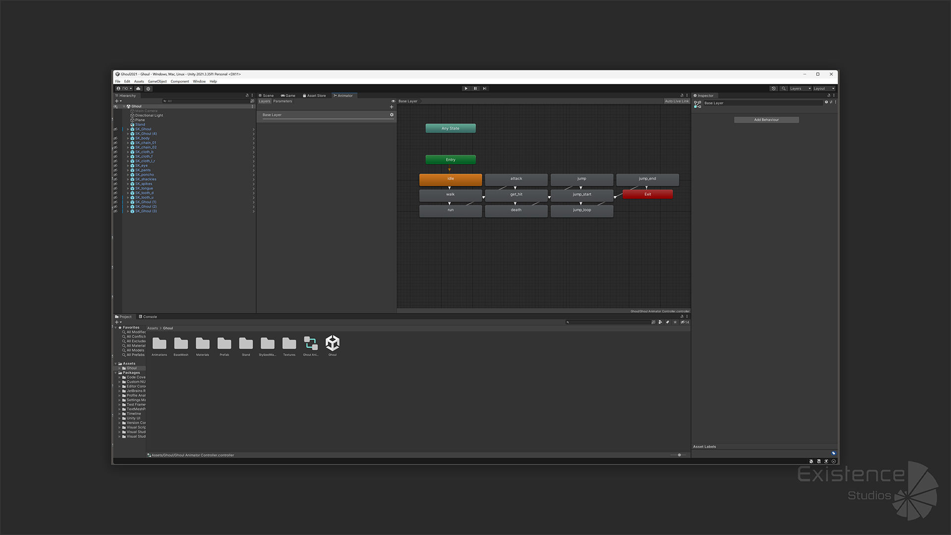 Ghoul - Stylized Devils - Creepy Zombie - Monster Enemy - 39 Low-poly 3D model_26