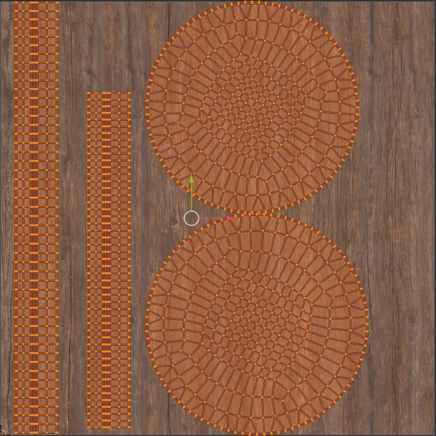 Cofee table 02 Low-poly 3D model_15