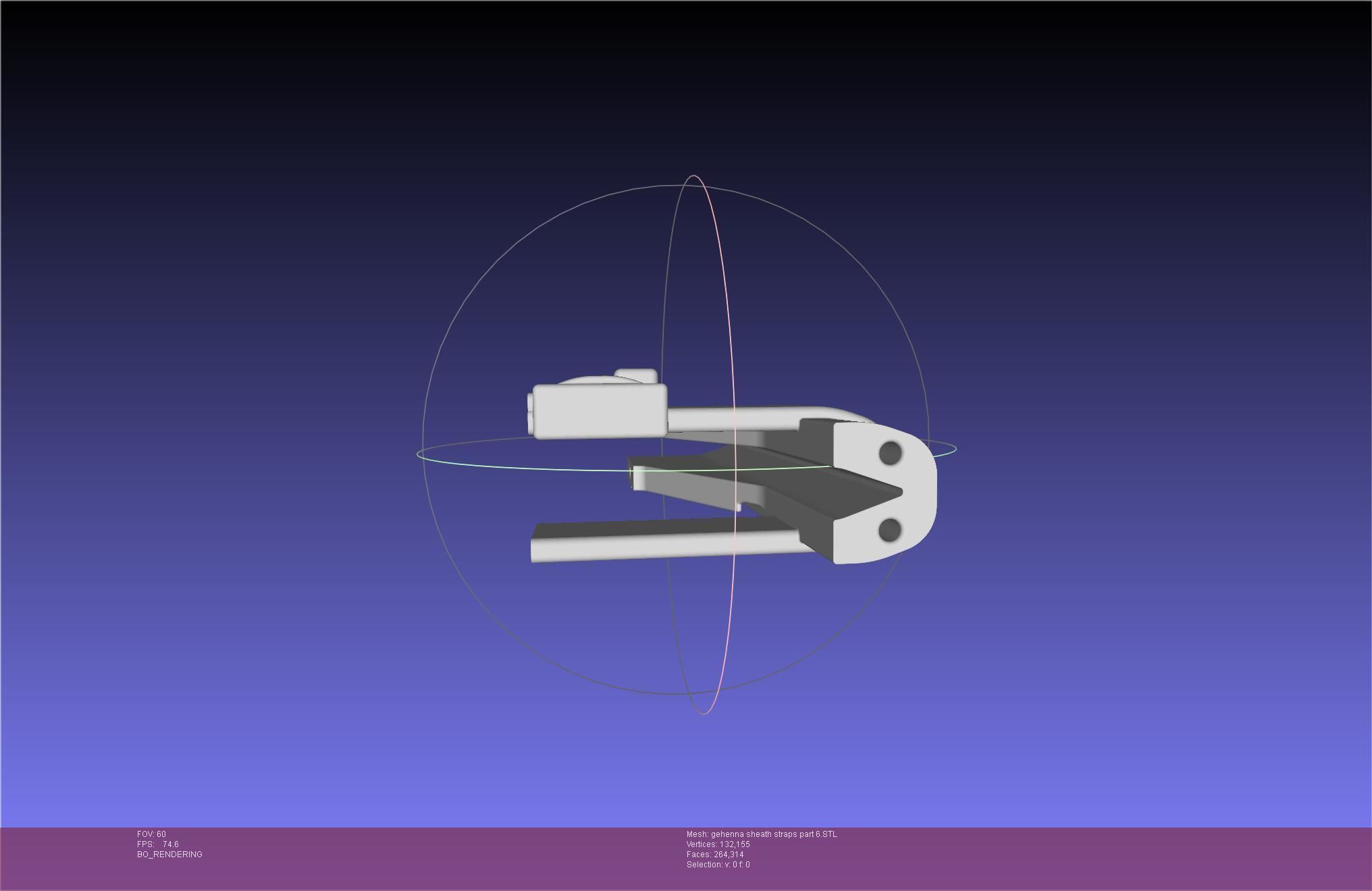 Mashle Kaldo Gehenna Sword And Sheath Printable Assembly 3D print model_103