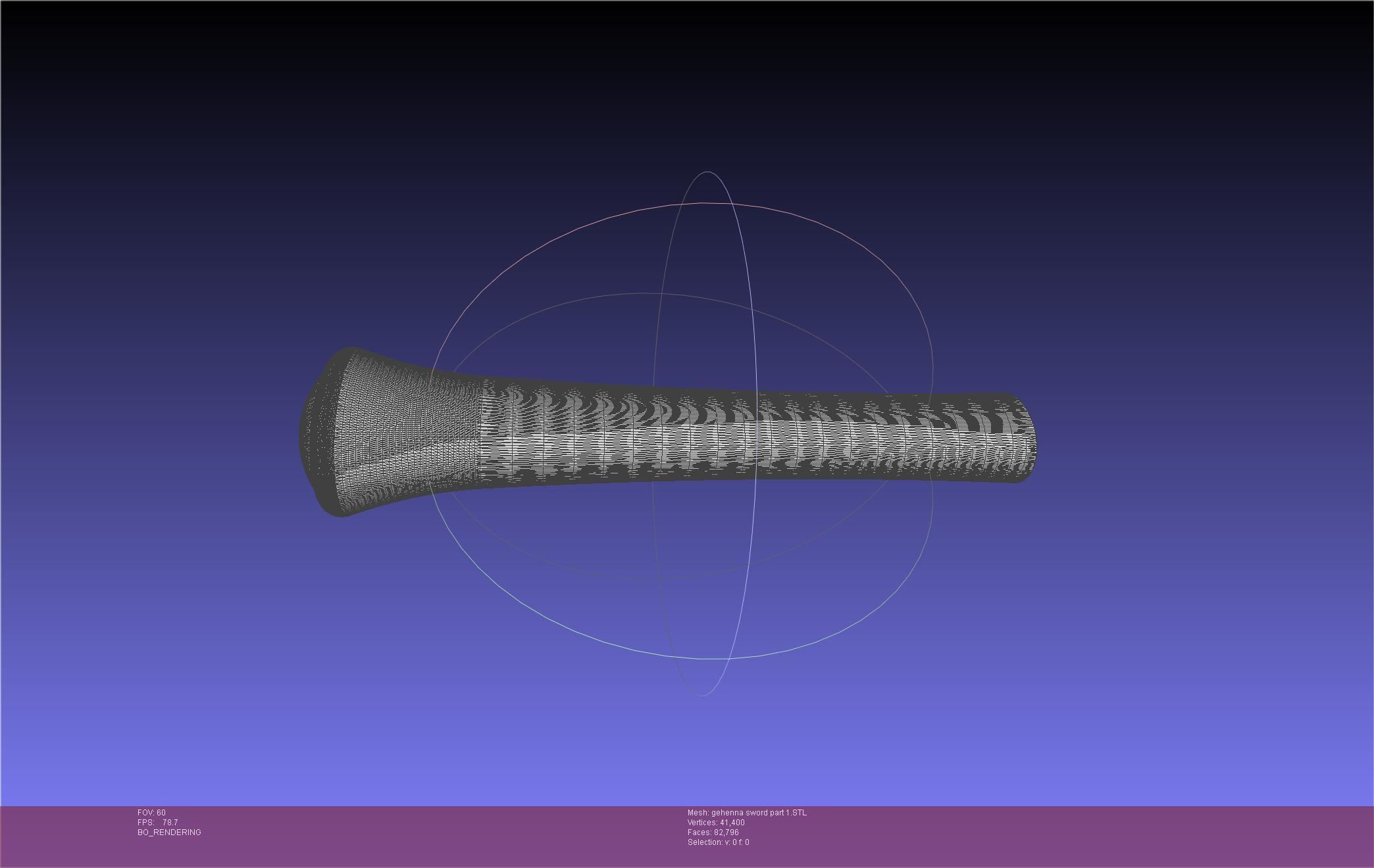 Mashle Kaldo Gehenna Sword And Sheath Printable Assembly 3D print model_51