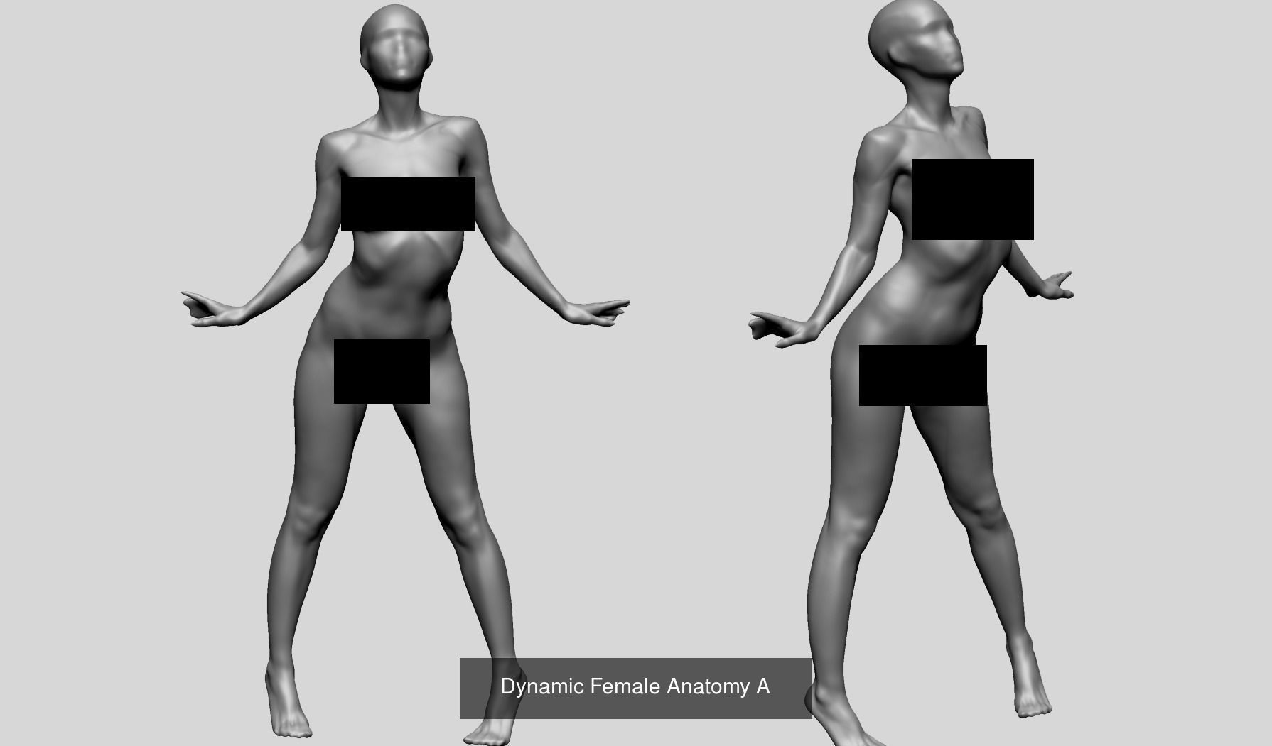 Male and Female Models for 3D Print 3D Model Collection_19