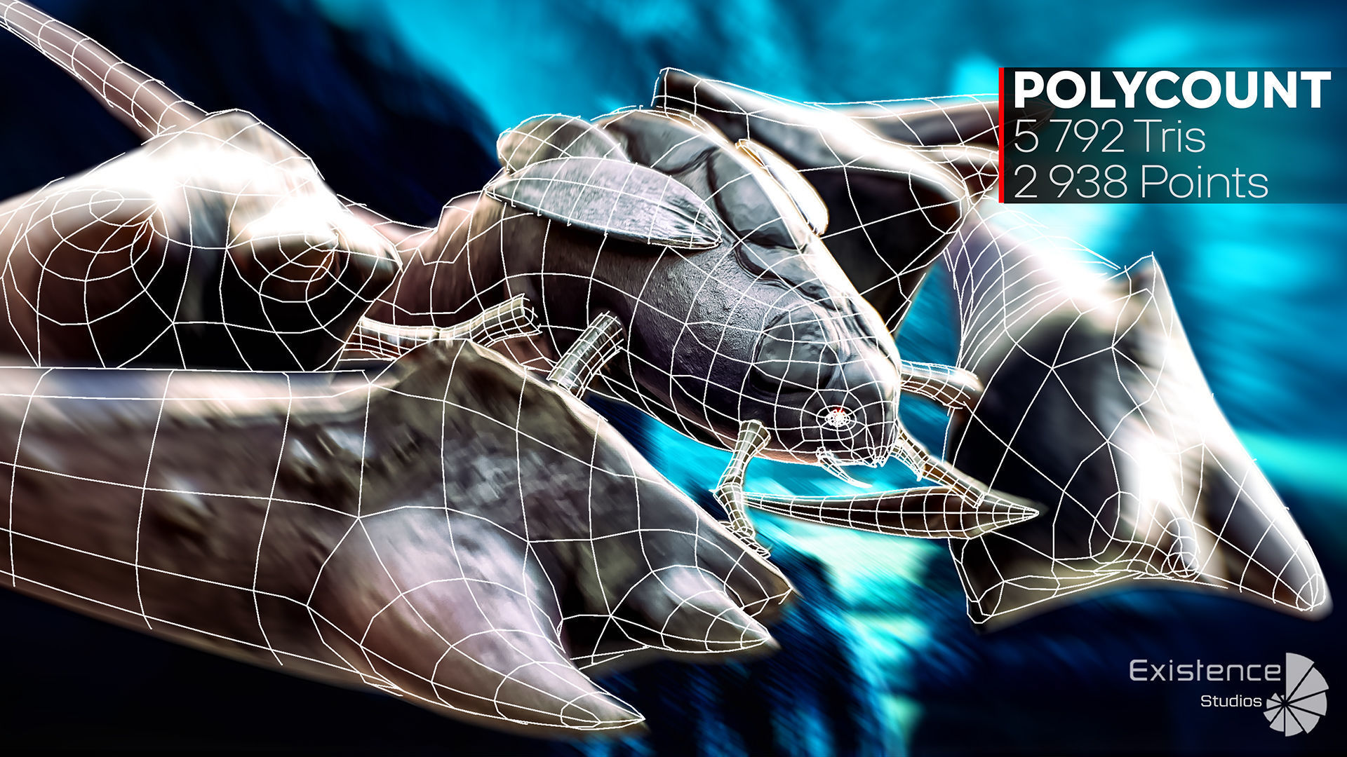 Ocean Monster Fish Pack 3 - Predator - Underwater Creatures - 38 3D Model Collection_34