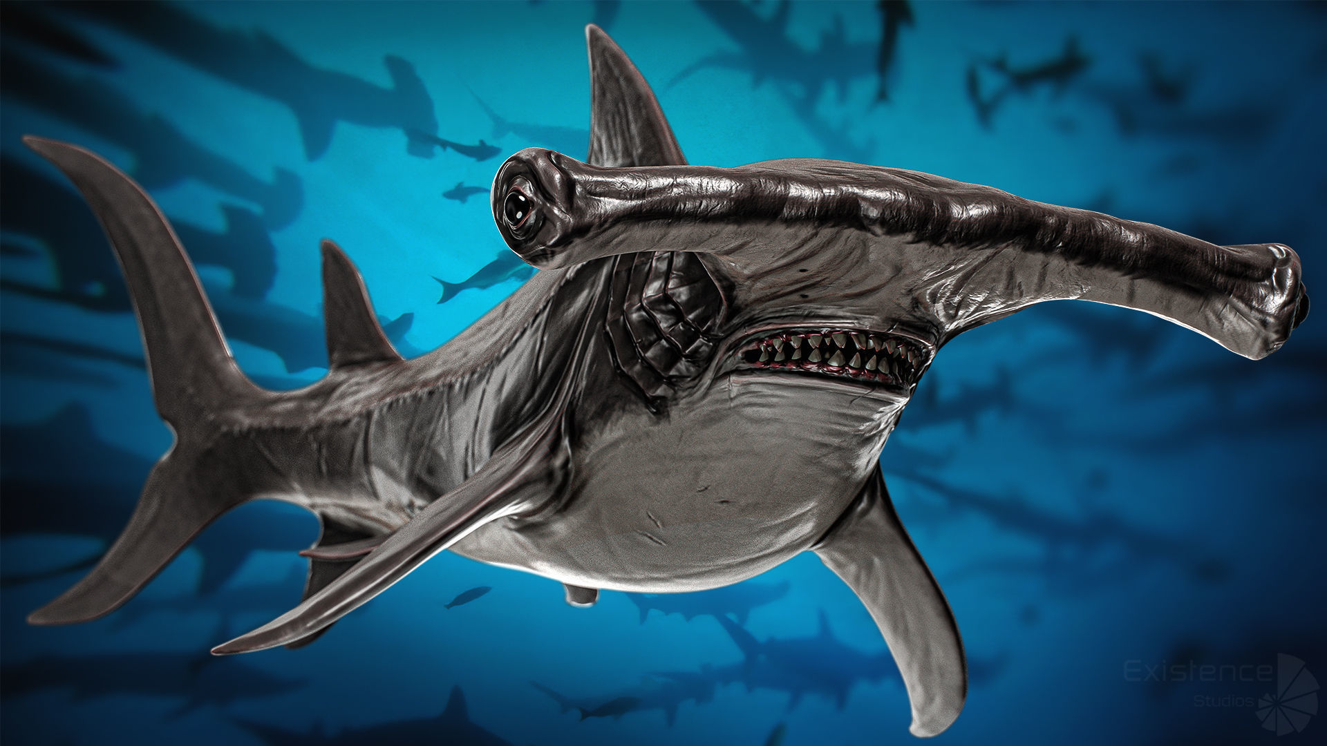 Ocean Monster Fish Pack 3 - Predator - Underwater Creatures - 38 3D Model Collection_18