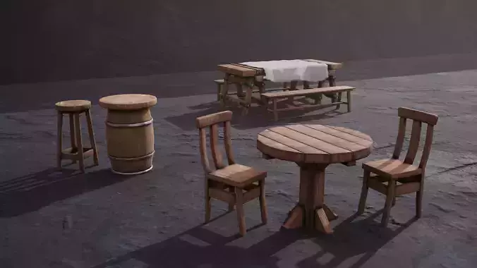 Medieval Tavern Asset 1
