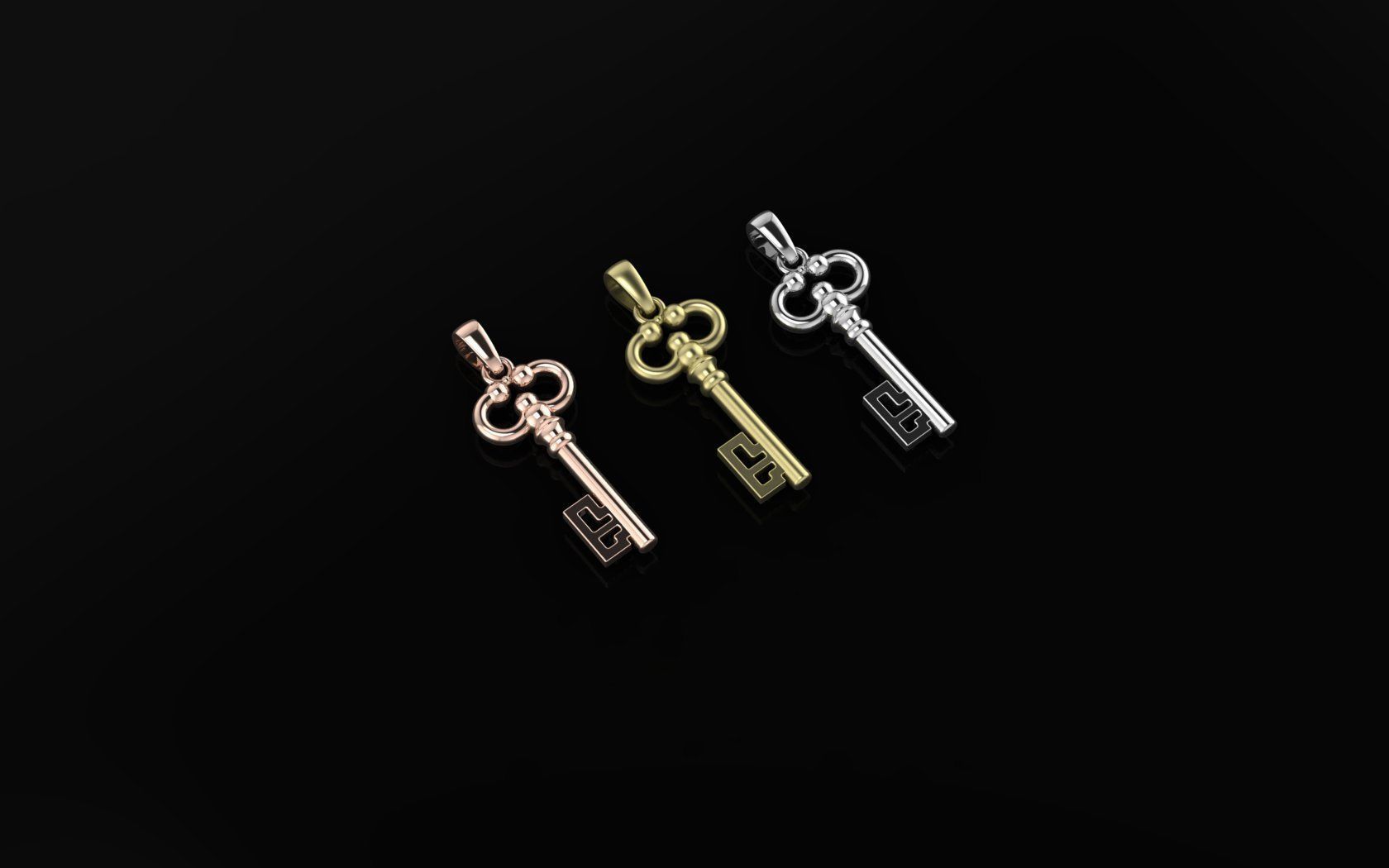 Key 3D model 3D print model_2