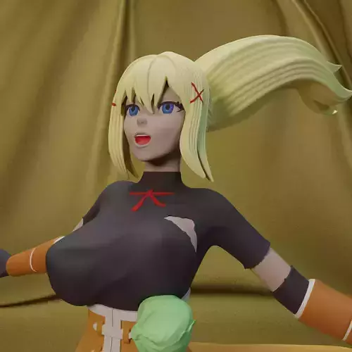 Darkness from Konosuba anime 