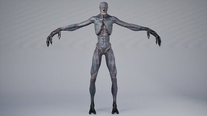 Sidis Hunter Low-poly 3D model