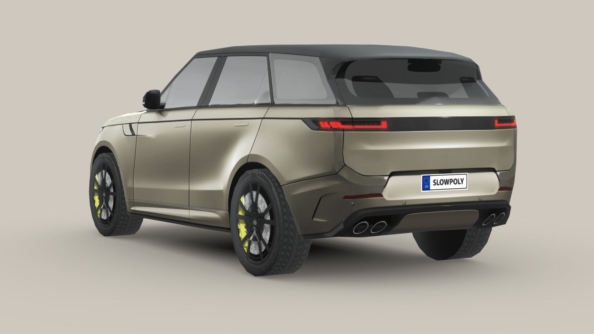 Land Rover Range Rover Sport SV 2024 Low-poly 3D model_1