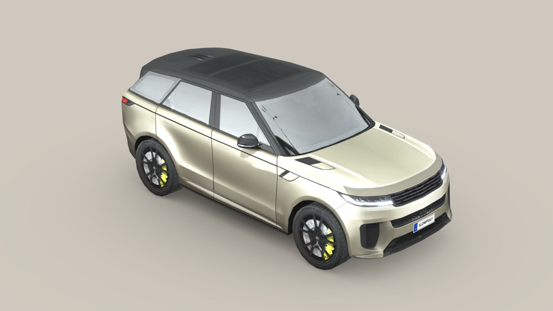 Land Rover Range Rover Sport SV 2024 Low-poly 3D model_3