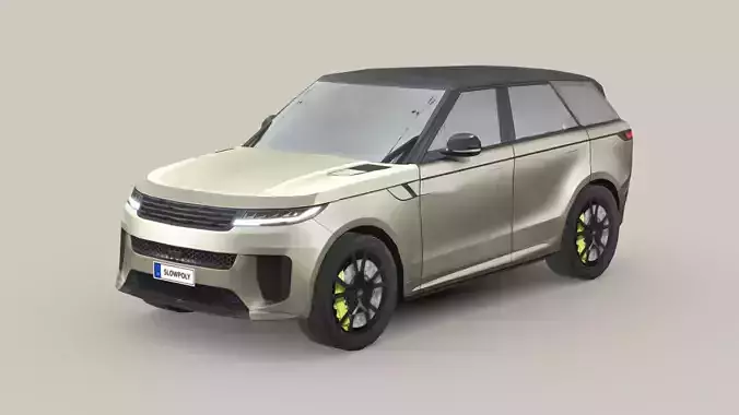 Land Rover Range Rover Sport SV 2024 Low-poly 3D model